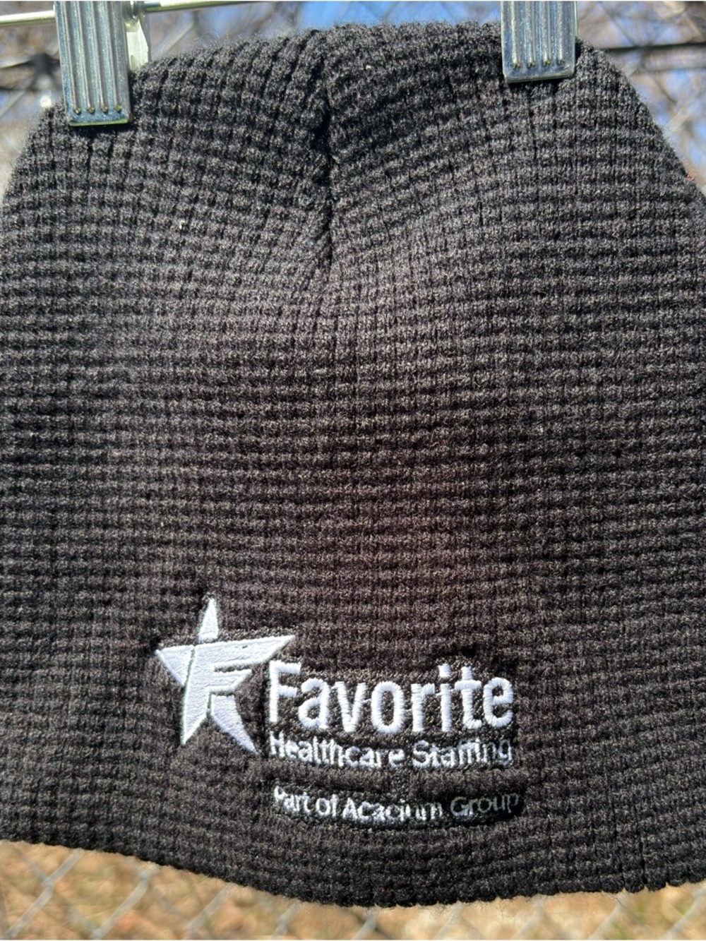 Favorite Healthcare Staffing Mens Acrylic Beanie Hat
